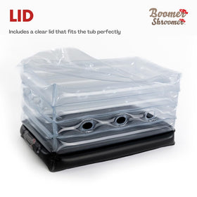 Boomer Shroomer durable reusable plastic for long-lasting mushroom grows.