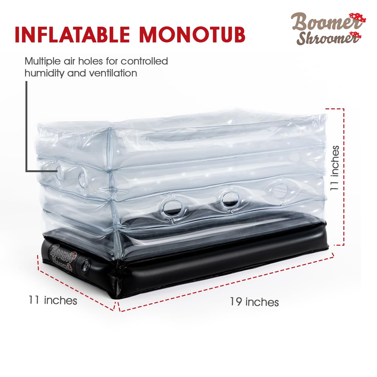 Boomer Shroomer removable liner for easy cleaning and hygiene.