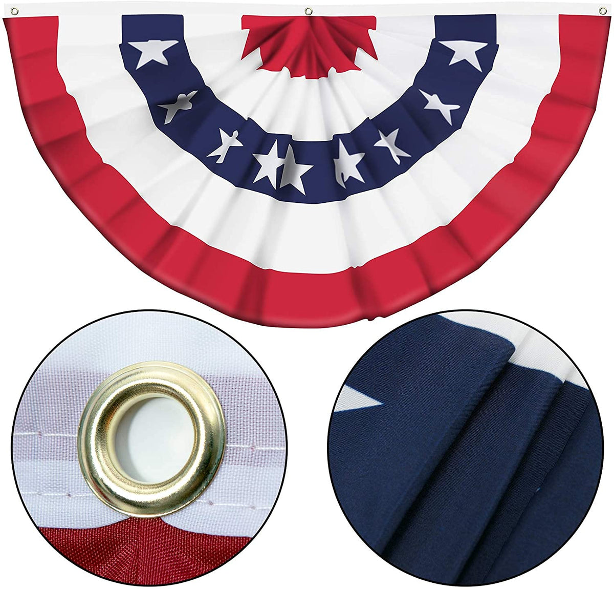 Booson flag bunting dries fast and stays vivid outdoors.