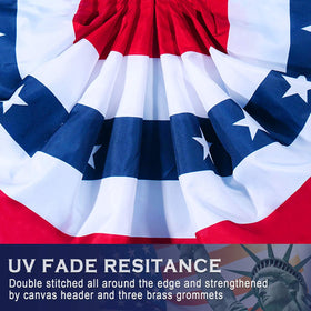 Booson UV fade-resistant dye keeps red, white, blue vibrant outdoors