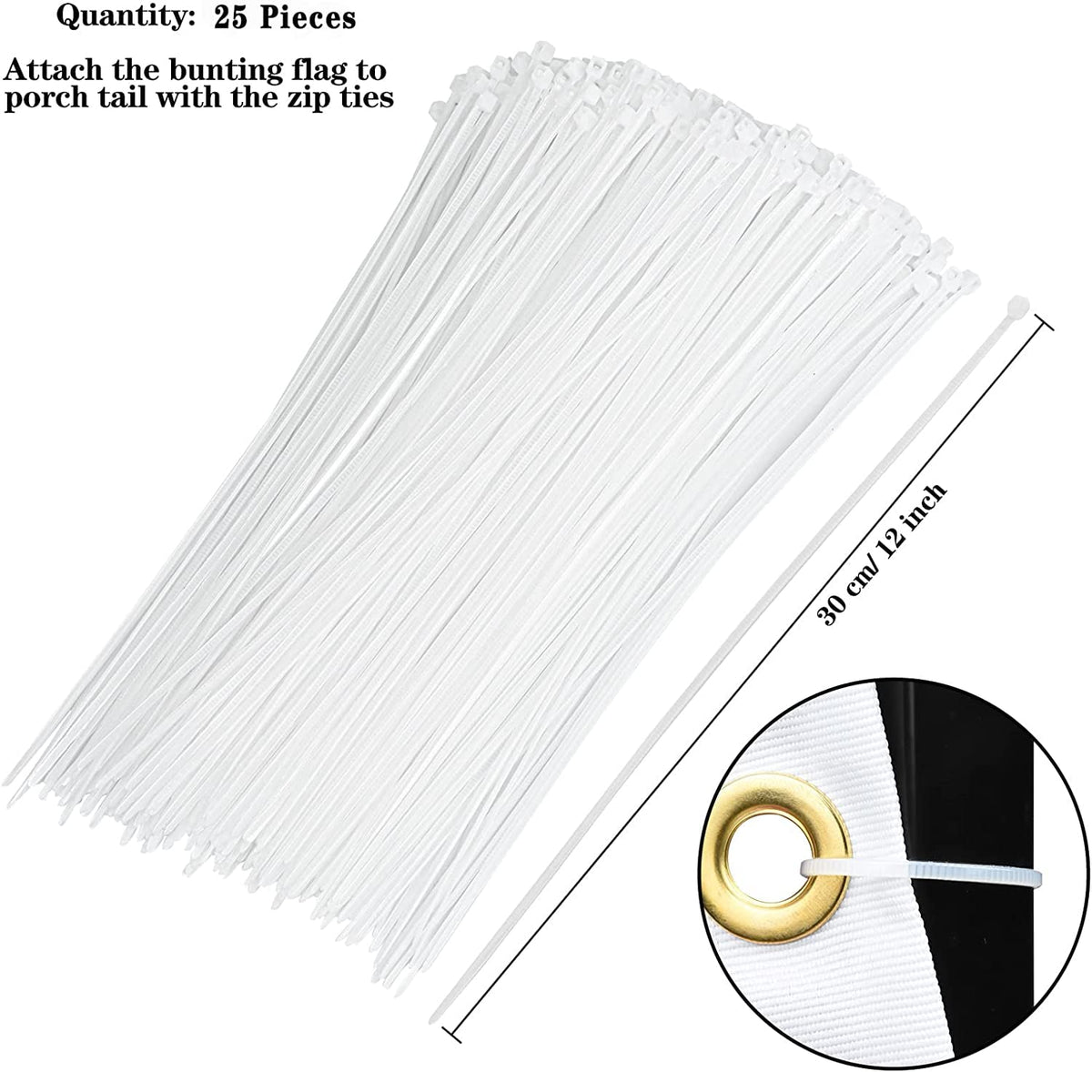 Booson 90 x 45 cm flag with UV fade resistant dye for bright colors