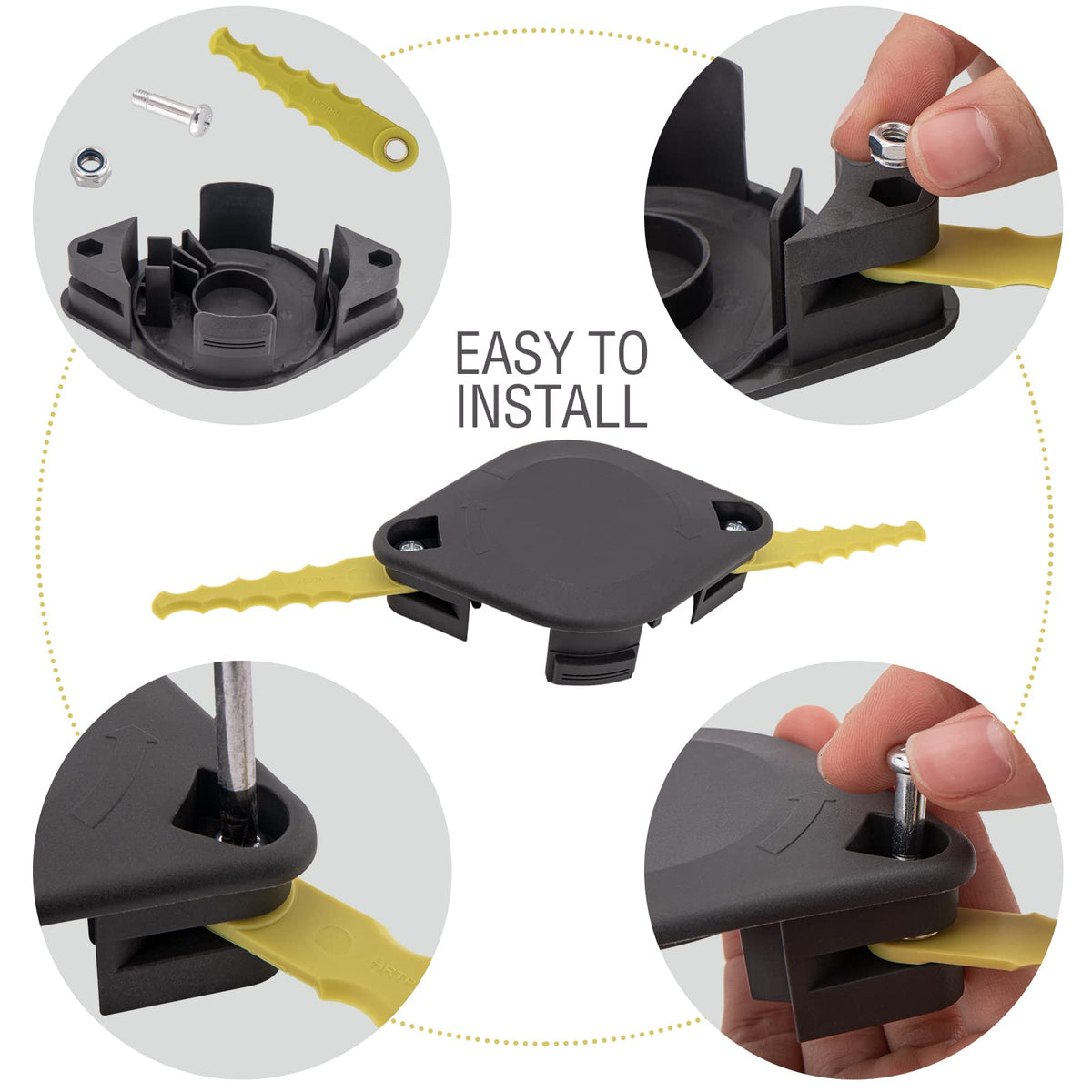 BOOTOP PIN AC14HCA spool cap aids quick spool access.