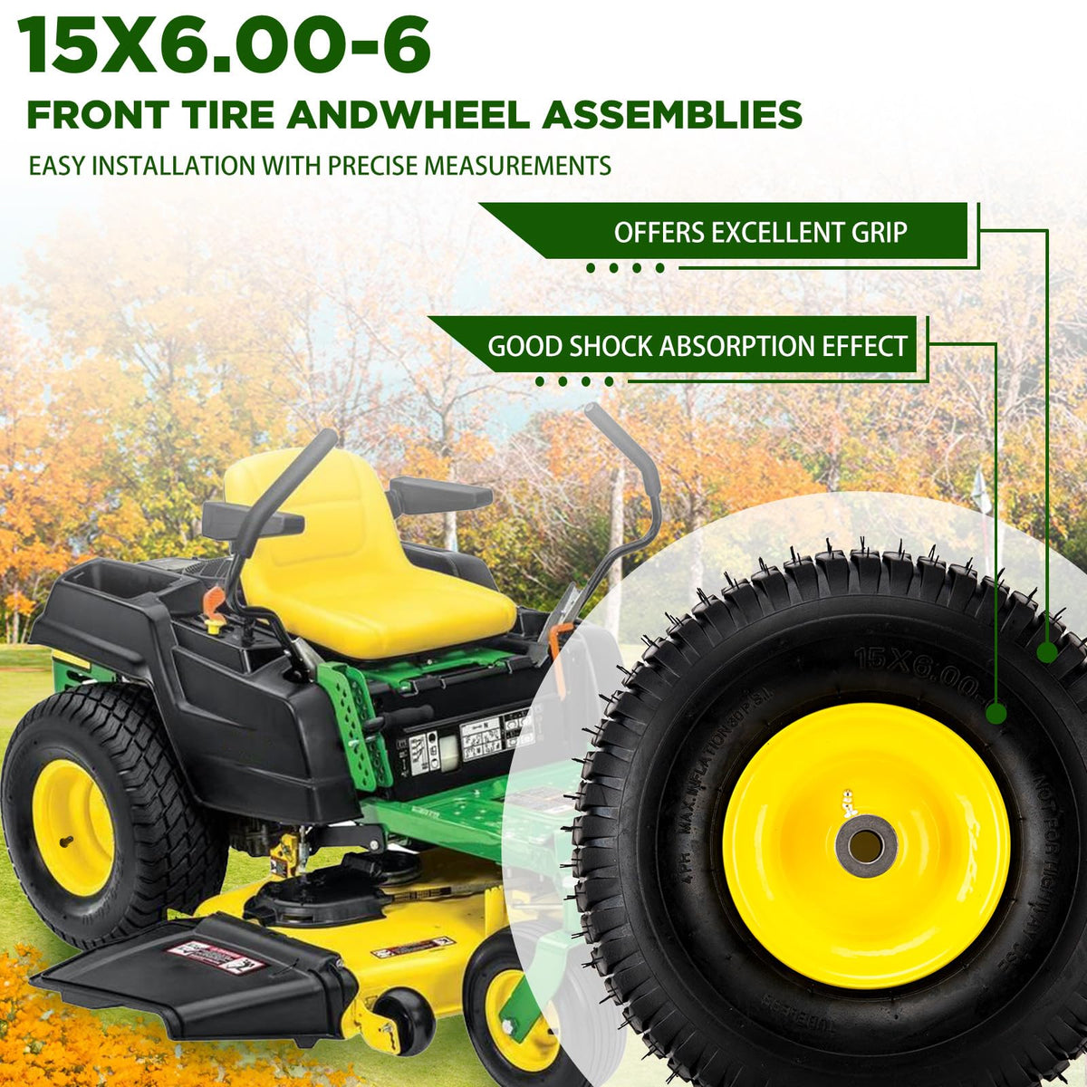 BOOTOP PIN steel rim with double-sealed bearings ensures smooth rotation under heavy loads.