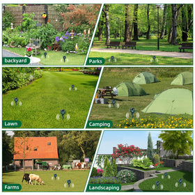 BORHOOD Mole Repellent Solar Stake safe for children and pets during outdoor use