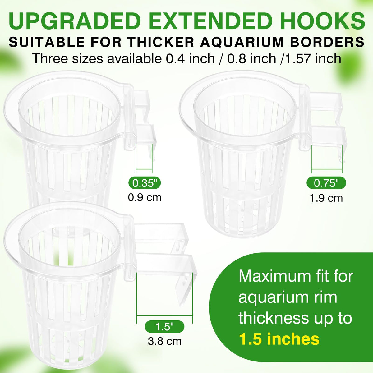 Borlech plant holder mounted on glass edge for hanging installation