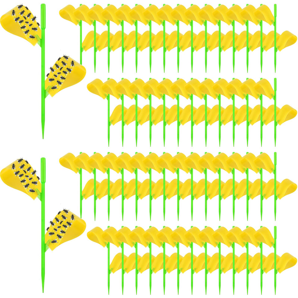 Boromine fruit fly traps: yellow sticky sheets for indoor plant protection.