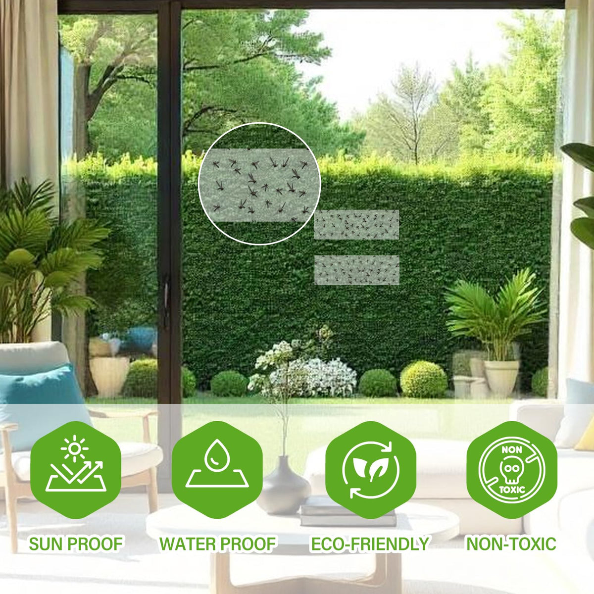 Boromine traps efficiently catch houseflies and gnats, reducing indoor clutter.
