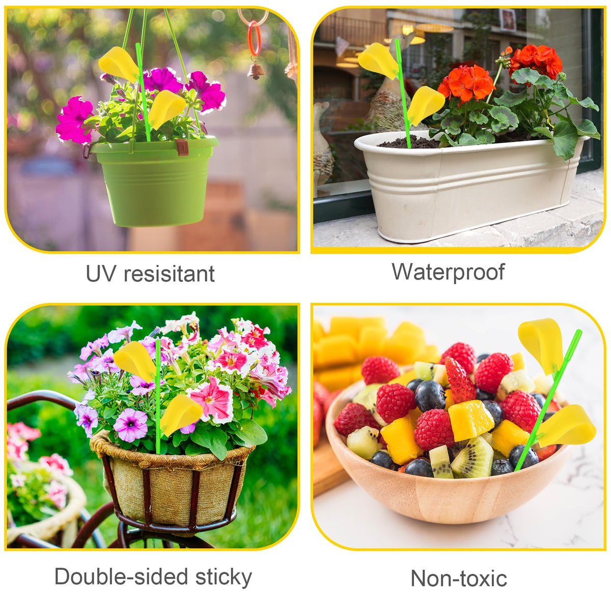 Easy-to-use soil insertion for quick setup and protection.