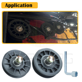 BOSFLAG flat idler pulley cover enhances belt guidance