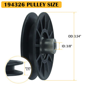 BOSFLAG Husqvarna ride-mower idler pulleys for steady performance