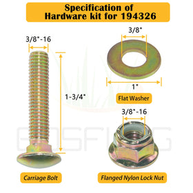Bosflag 194327 idler pulley promotes quieter operation and reduced vibration.