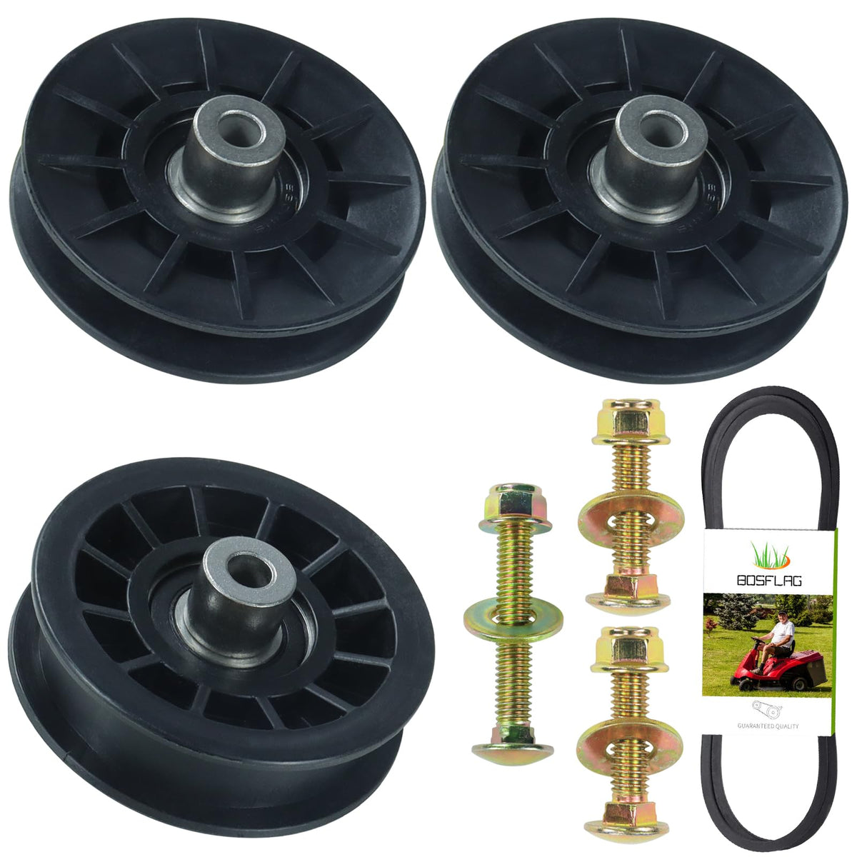 Bosflag 532194326 pulley for smooth lawn mower drive.