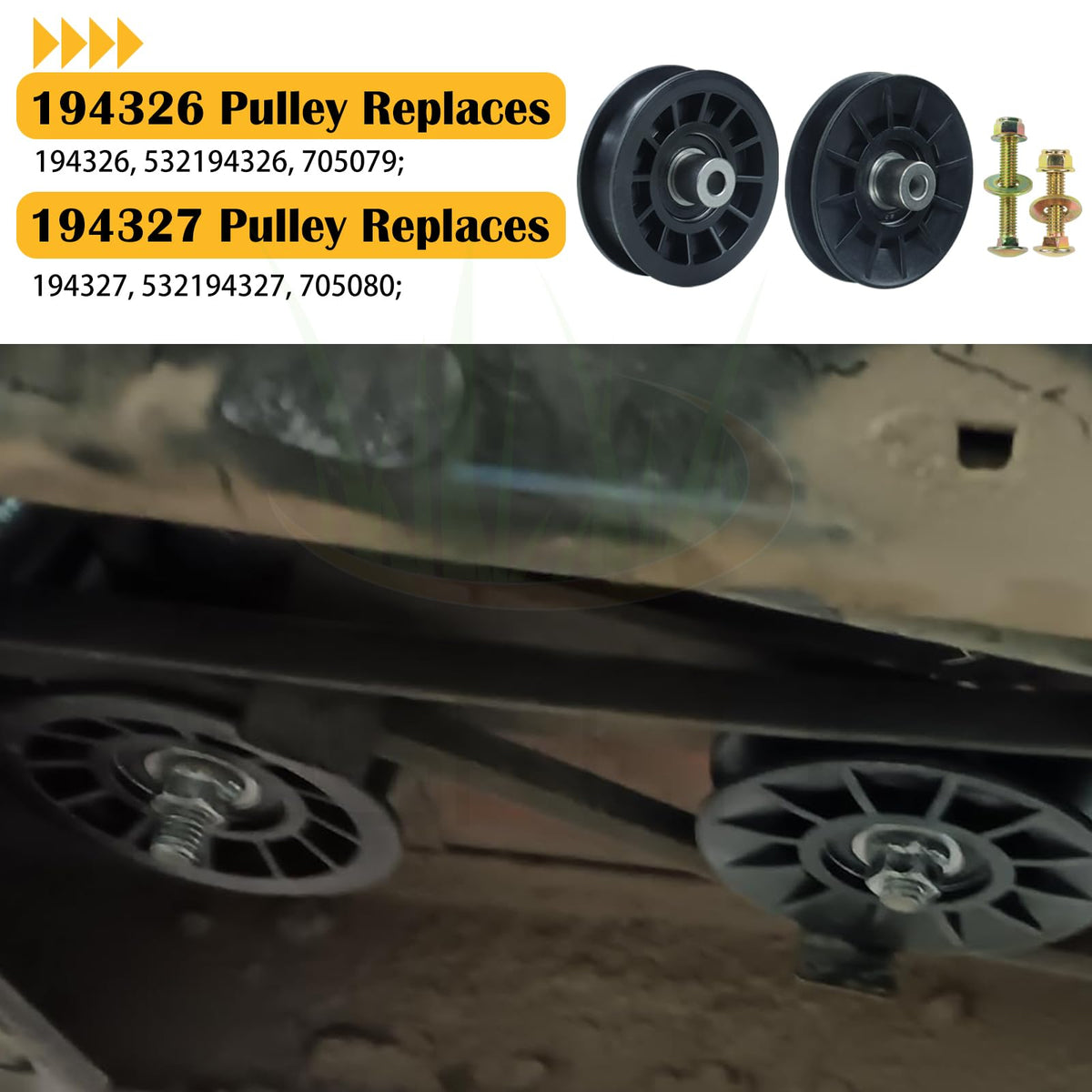 Bosflag 532194327 pulley supports stable belt performance.