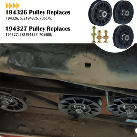 BOSFLAG replacement idler pulley 532194326 for smoother belt routing