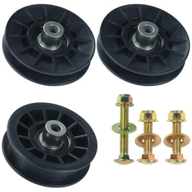 BOSFLAG two-pack idler pulleys for compatible mowers improve belt alignment