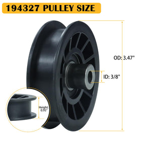 BOSFLAG wide-compatibility idler pulleys cover Husqvarna Poulan Jonsered models