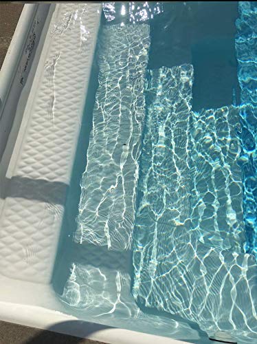 Bosh Chemical Vanish demonstrates large-volume pool support, treating up to 20,000 gallons.