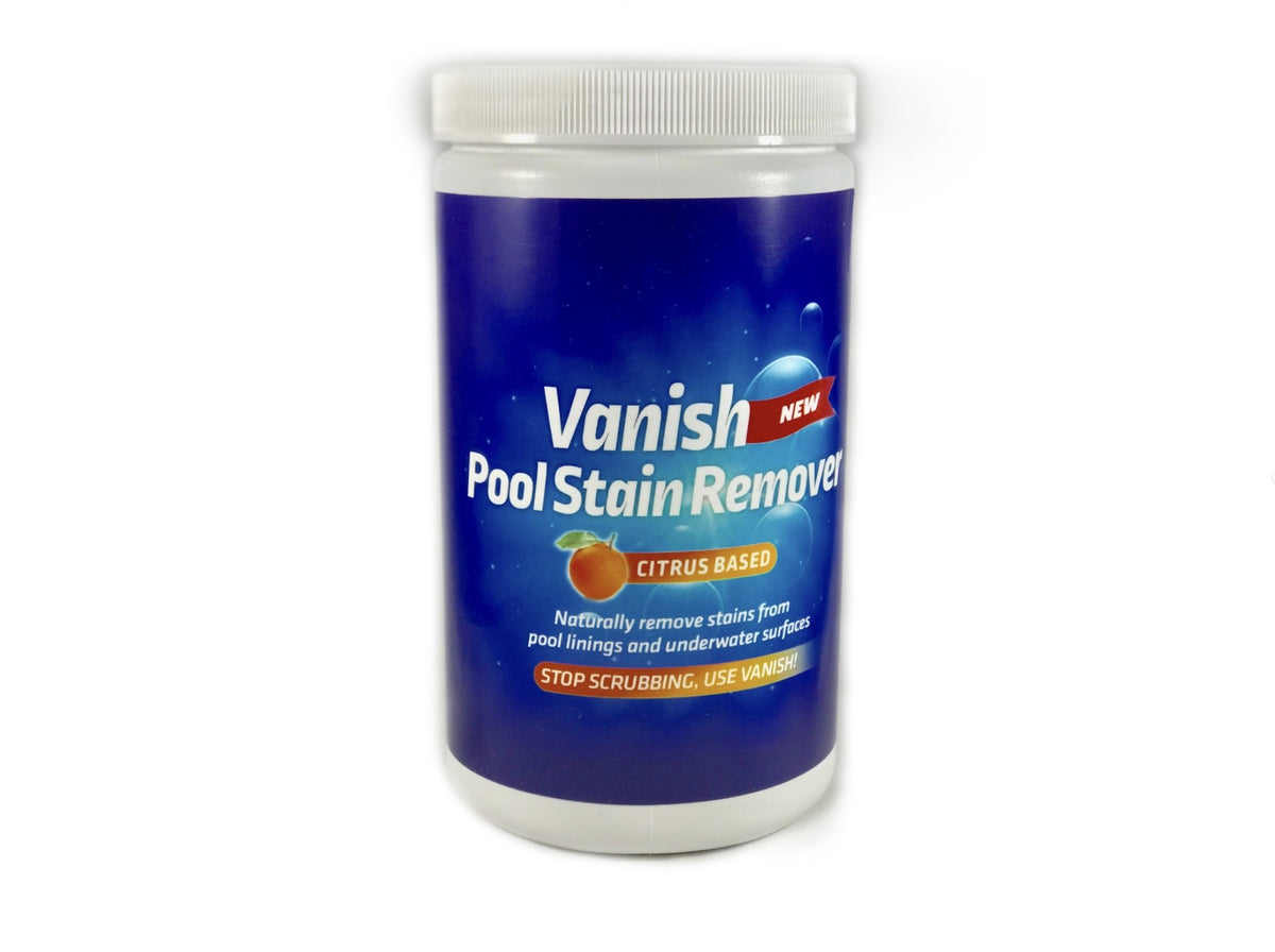 Bosh Chemical Vanish pool stain remover bottle for citrus-based stain cleaning.