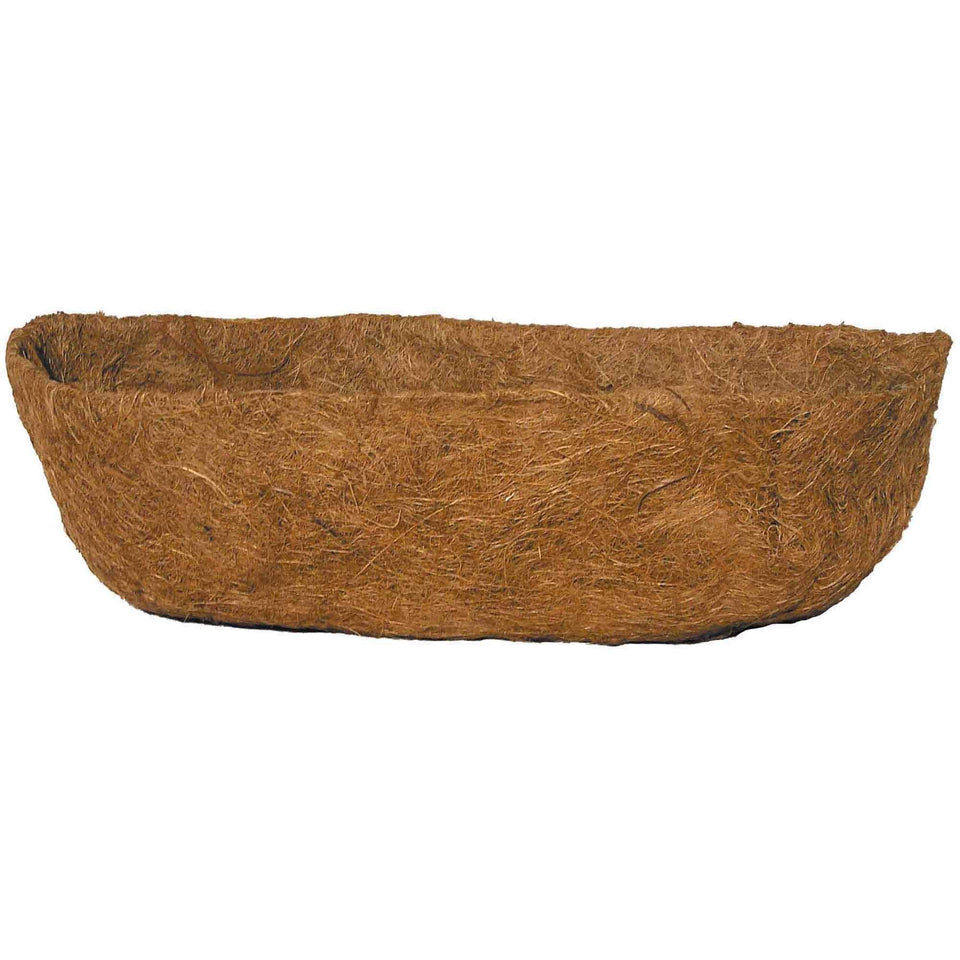 Bosmere F919 coco liner pre-formed inside a 30-inch window box improves drainage