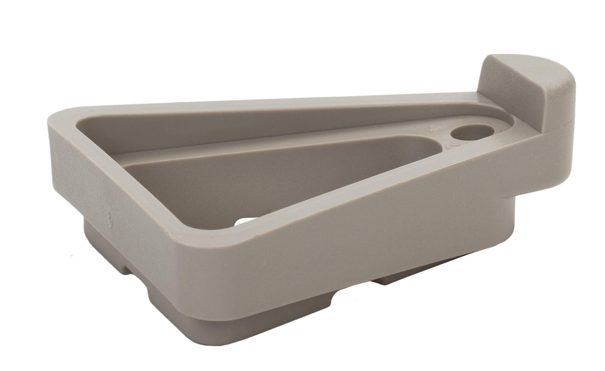 Bosmere Pot Toes on a wood deck protect surfaces from moisture.