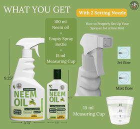 Botanical Tradesman 16 oz trigger spray bottle with adjustable nozzle for precise application.