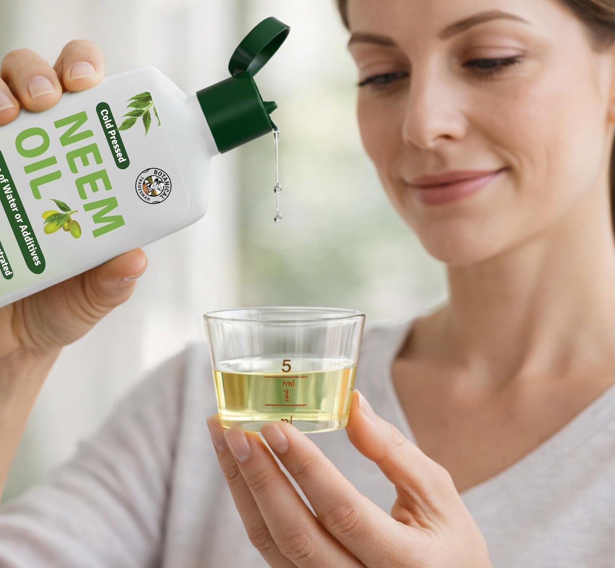 Herbs and vegetables benefiting from Botanical Tradesman Neem Oil spray.