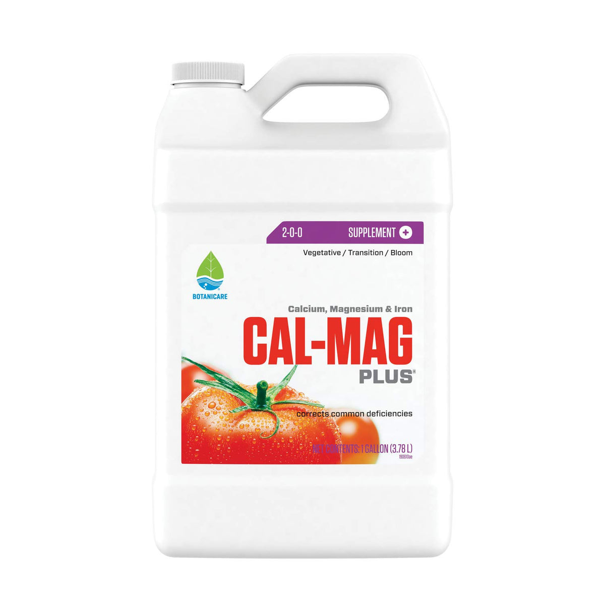 Botanicare Cal-Mag Plus bottle close-up for mineral-rich growth.