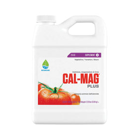 Botanicare Cal-Mag Plus bottle pour promotes easy dosing for steady growth.