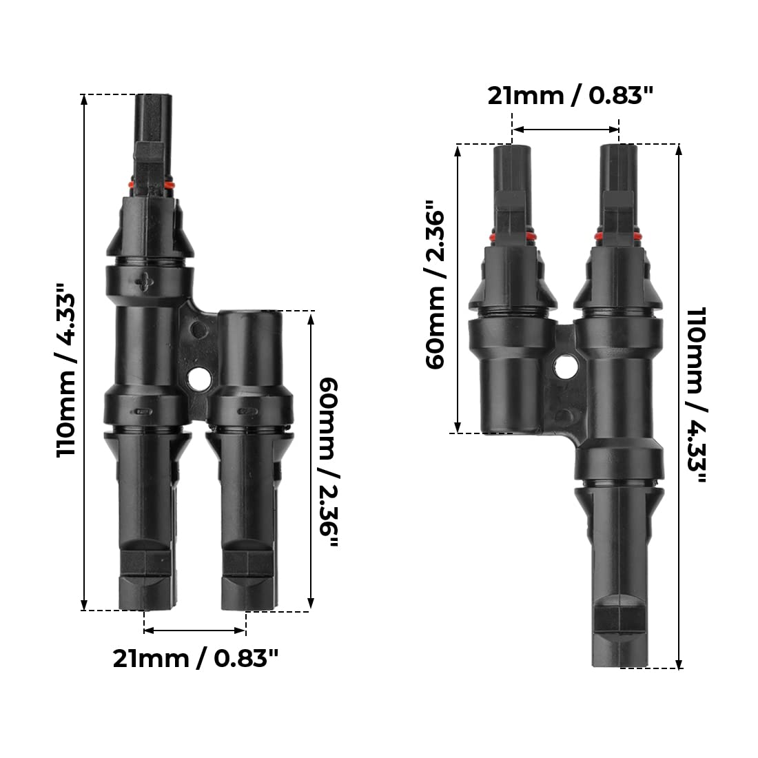BougeRV PPO housing with tin-plated copper contacts for reliability.