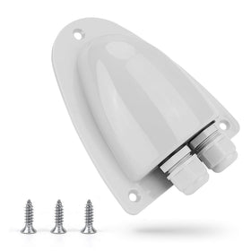 BougeRV solar cable entry gland cap close-up showing waterproof seal for RV installations.