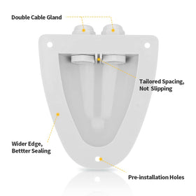 BougeRV solar cable entry gland package includes hardware for quick setup.