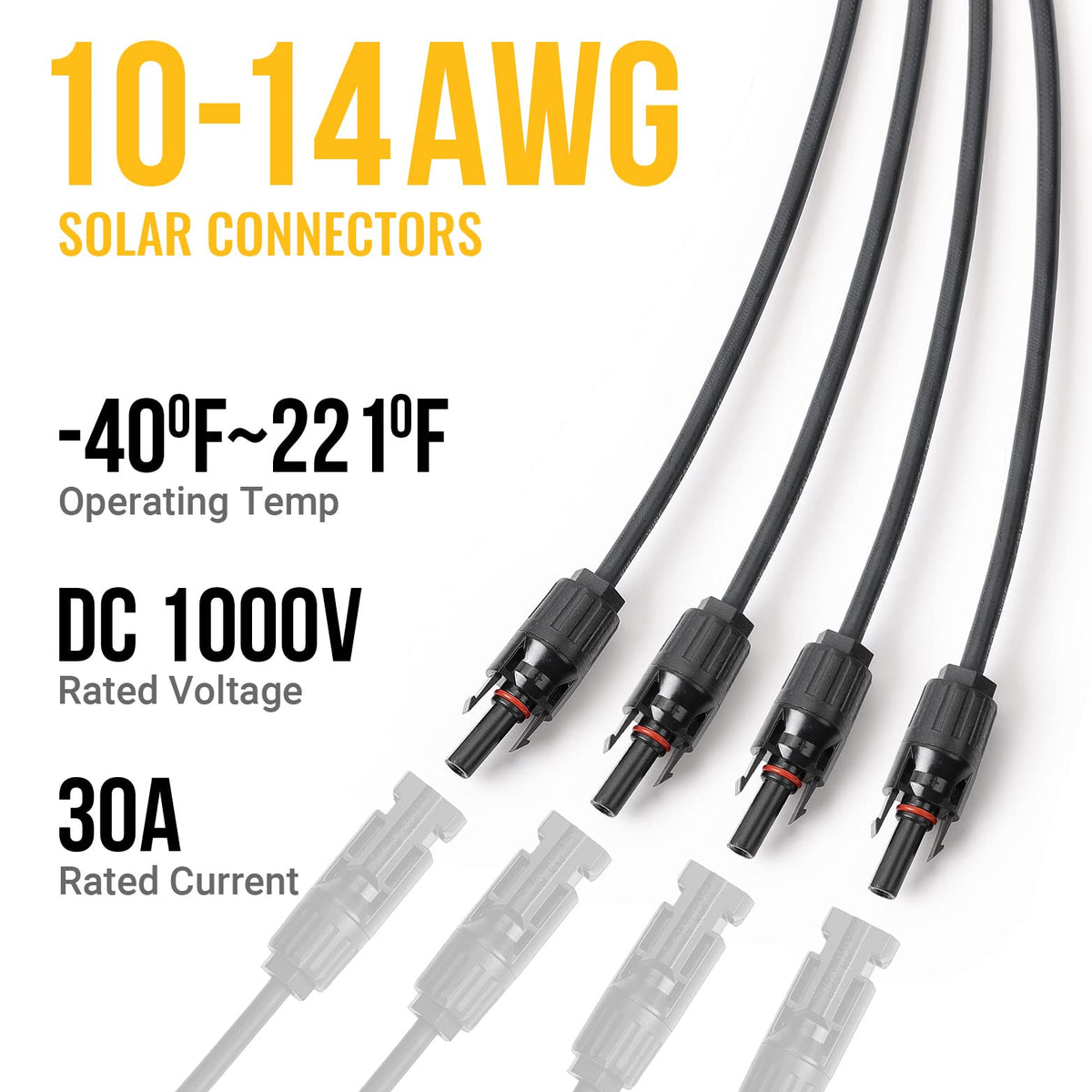 BougeRV Y-branch with built-in lock for easy connect and disconnect