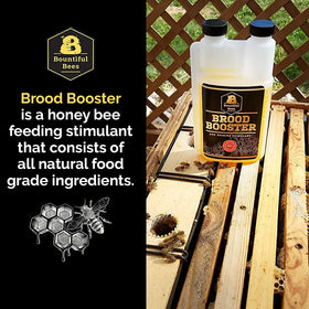 Bountiful Bees Brood Booster spray on foundation to encourage comb building