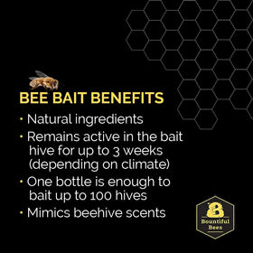 Bountiful Bees natural ingredients mimic hive scents for attraction