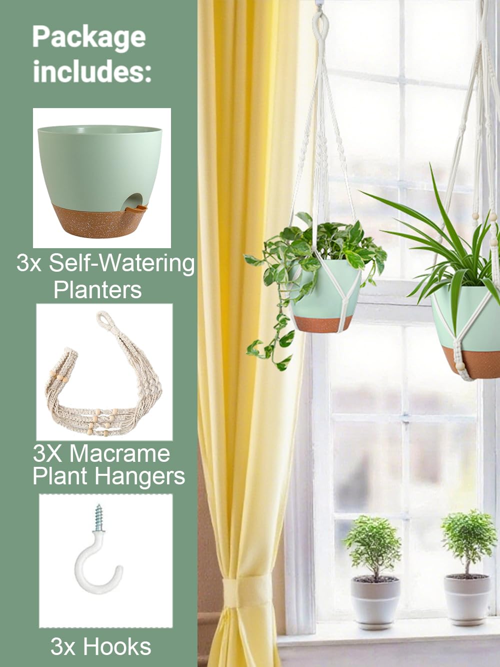 Bouqlife 6-inch self-watering pot supports desk plants and herbs