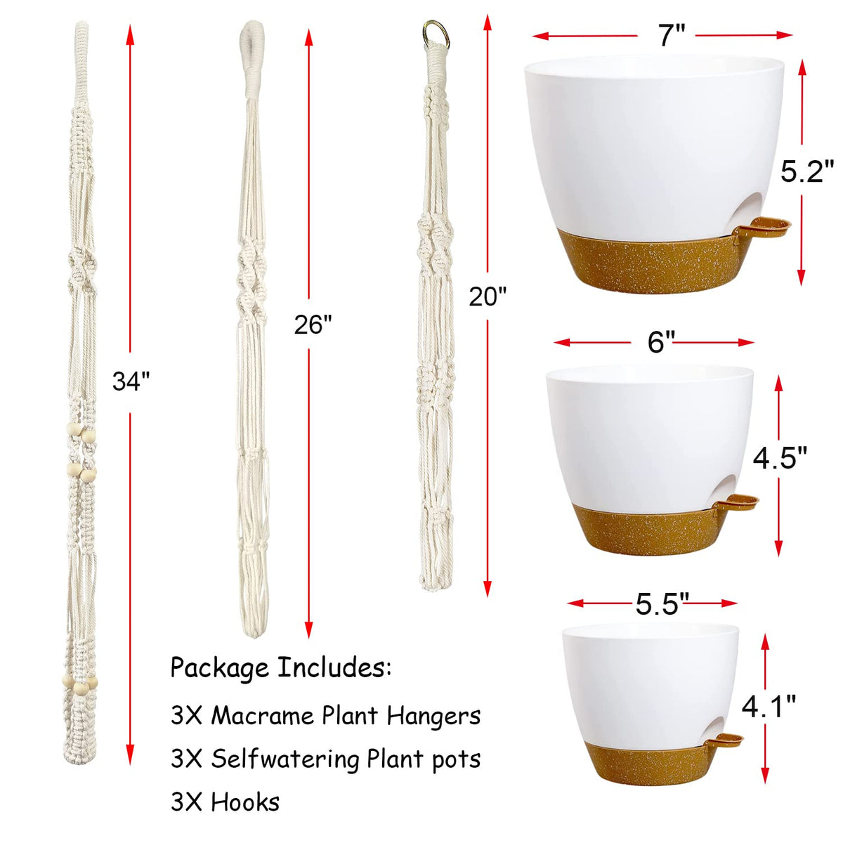 Bouqlife self-watering 6in pot ideal for small greens