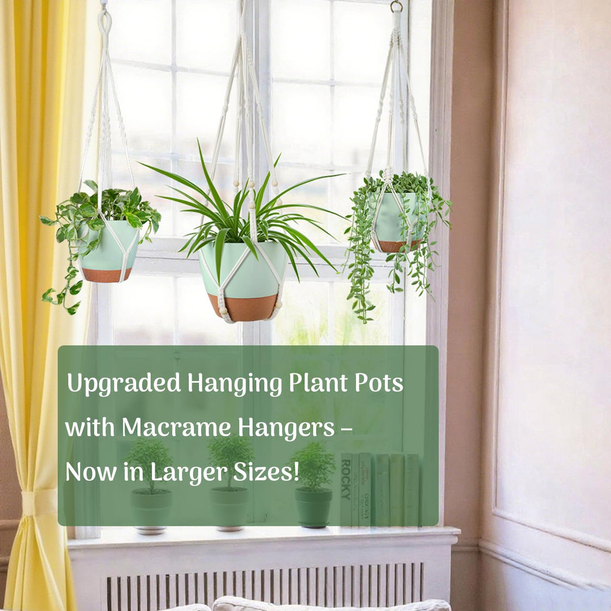 Bouqlife 8-inch self-watering pot keeps plants hydrated with minimal care.