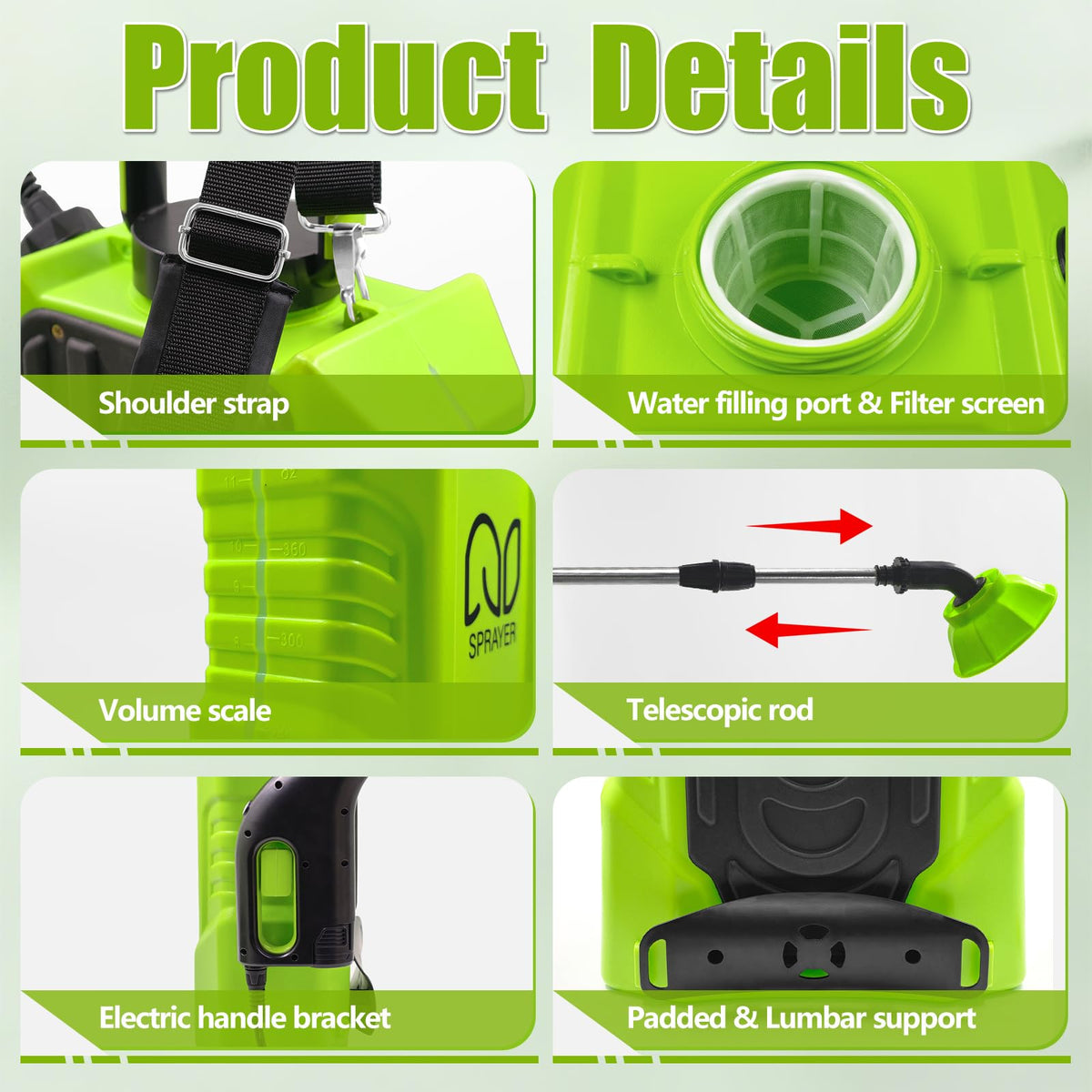 Bourid fill port with filter ensures smooth spraying by trapping impurities