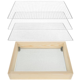 Bouticol wood dirt sifter frame with durable pine wood construction for long-lasting use.