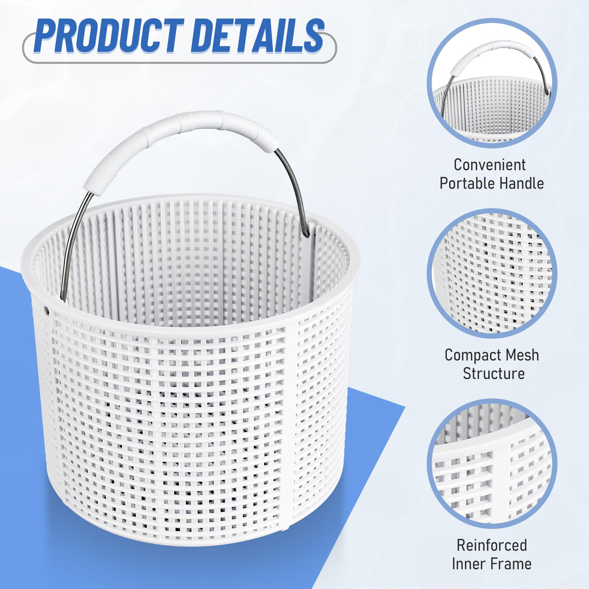 Bouyao mesh design captures leaves before reaching the pump.