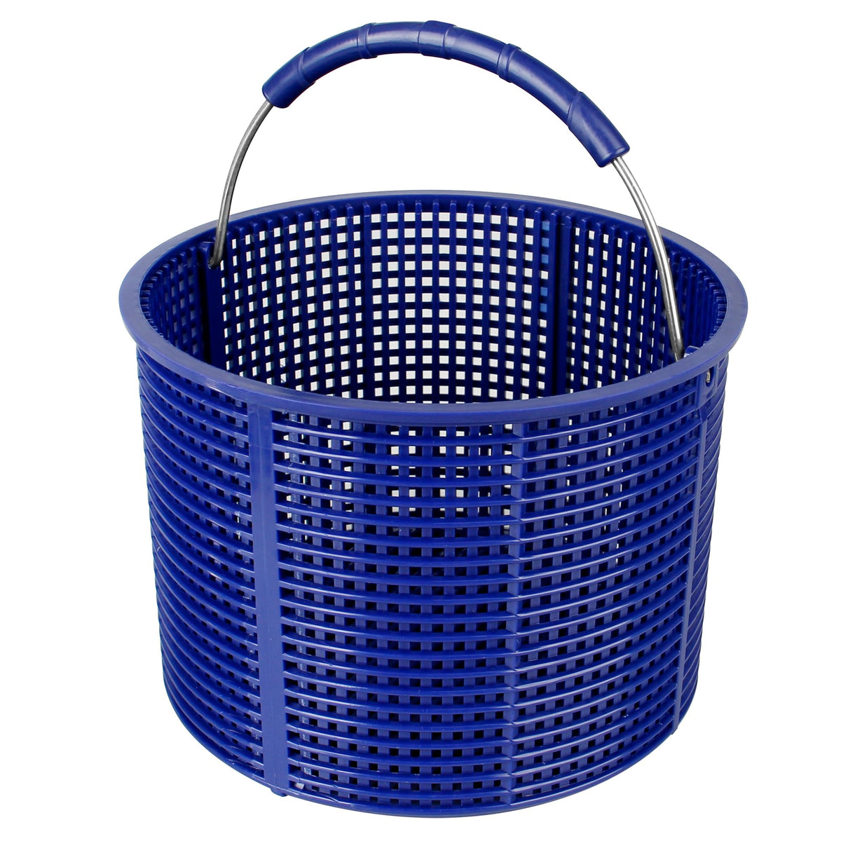 BOUYAO skimmer basket with stainless steel handle for durable lifting.