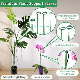 BOVITRO stake with detachable clips ready to secure stems.