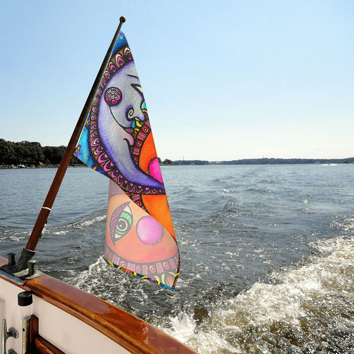 BOXIMIAO sun-moon flag makes a thoughtful gift for garden lovers