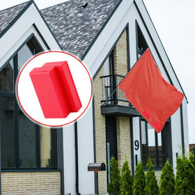 BOXOB 8-pack flag weights extend flag life by reducing movement.