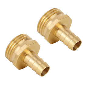BOXOB brass connector body for durable garden hose repairs.