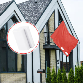 BOXOB flag magnet set in pack demonstrates reliable hold in wind and rain.