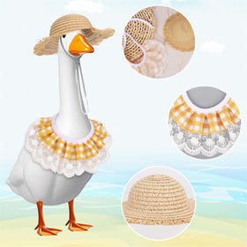 BOXOB garden-goose set enhances curb appeal for porch displays and outdoor gatherings.