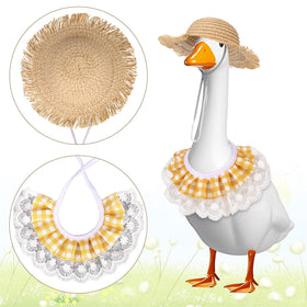 BOXOB pastoral goose costume adds countryside charm to lawns, suitable for summer-to-fall transitions.