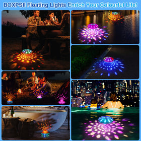 BOXPSII Floating Lights decorative option for parties and weddings.