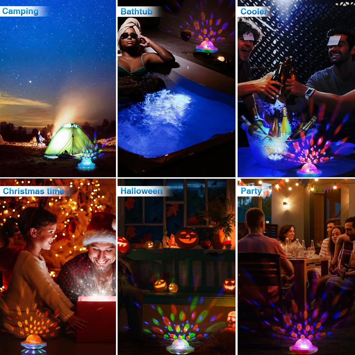 BOXPSII Floating Lights energy-efficient pool decor.